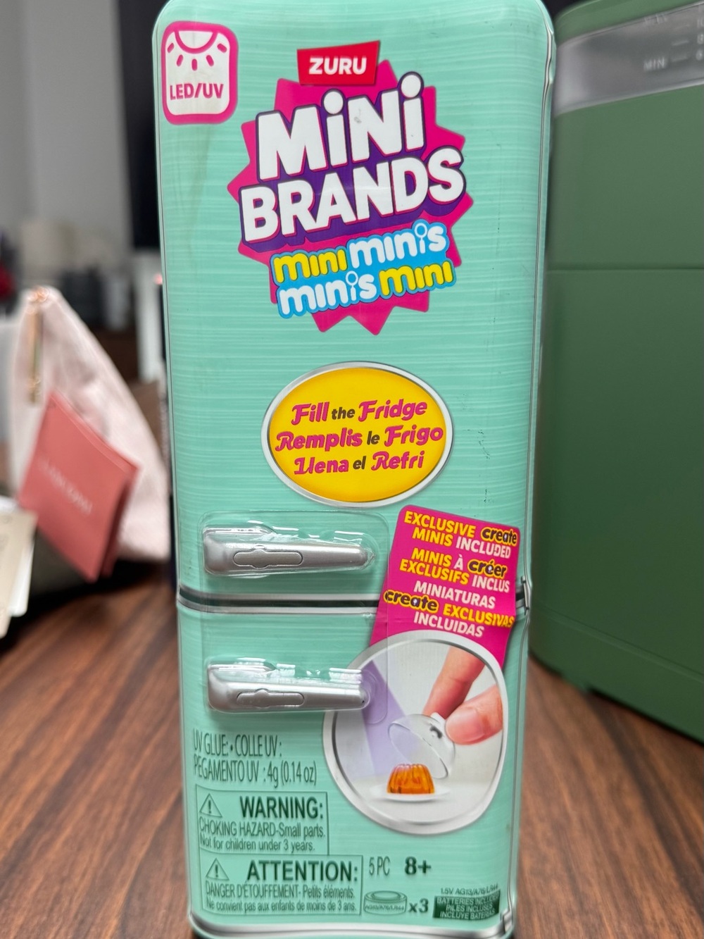 ZURU Mini Brands Mini Fridge Playset - Mint Green